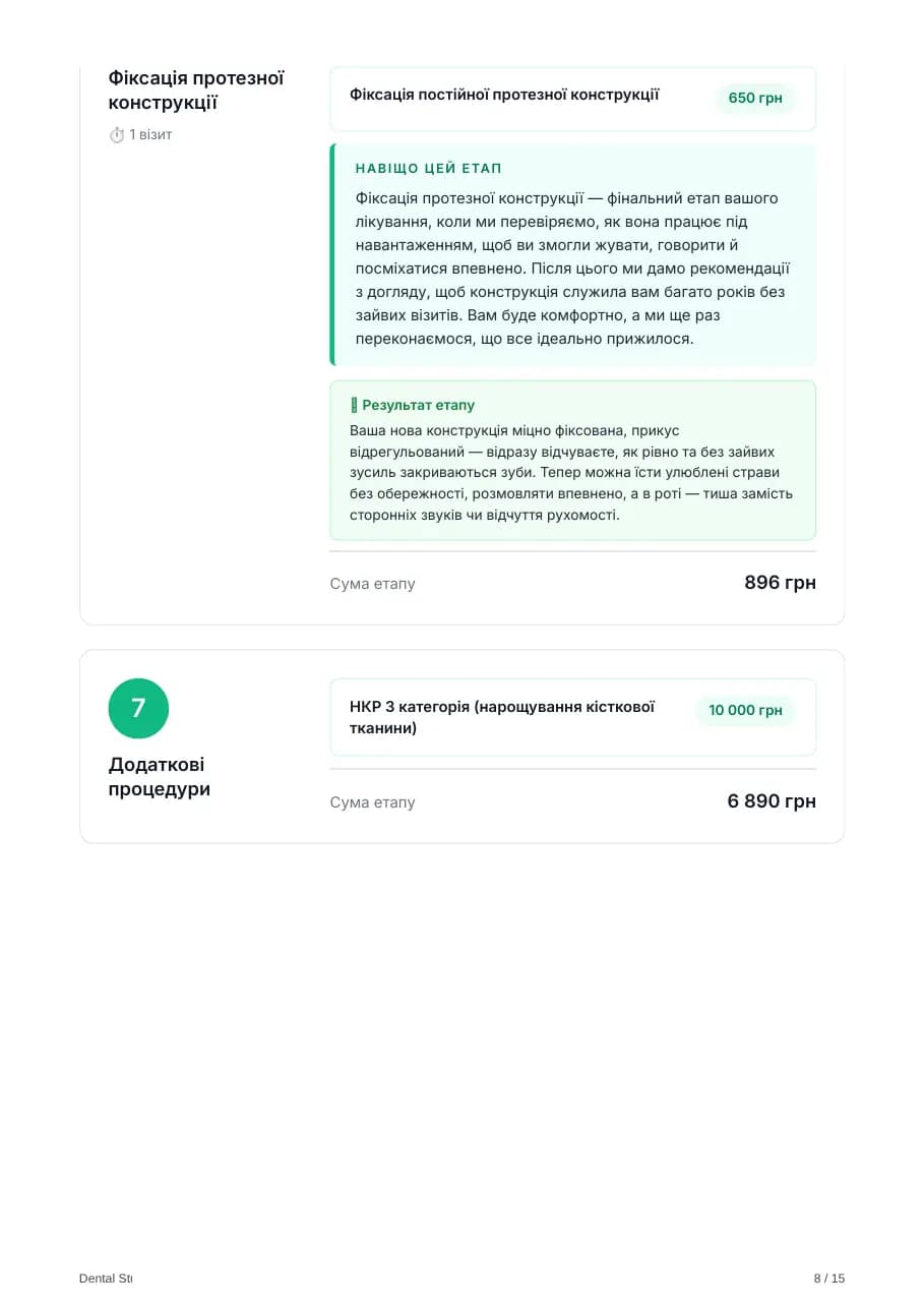 Vidno-презентація для пацієнта — сторінка 8 з 15